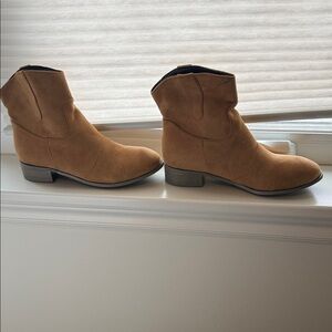 Brown Suede Ankle Boots
